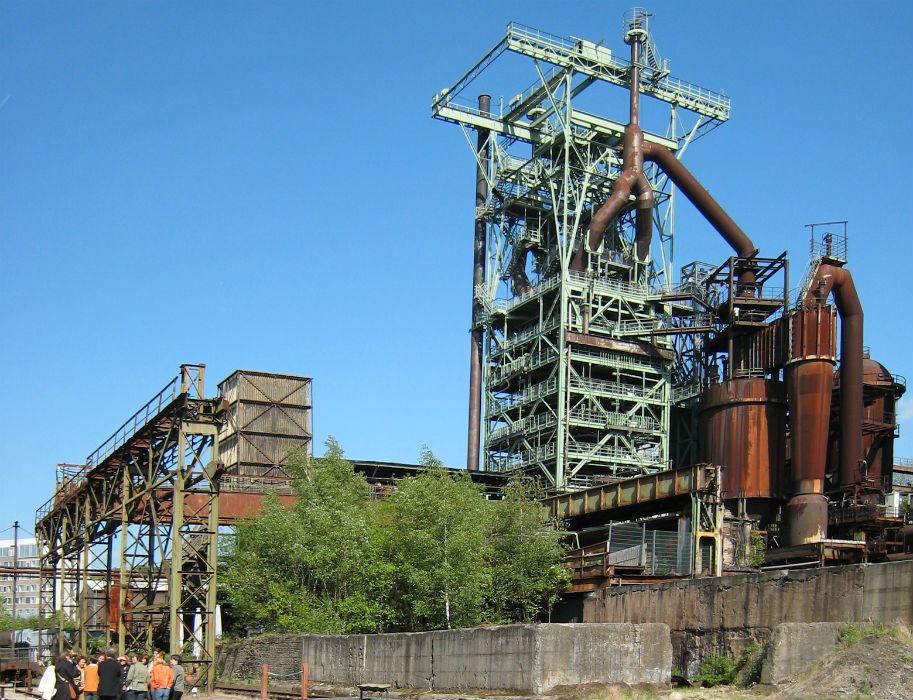 The Henrichshütte blast furnace is the largest and most important exhibit in the museum