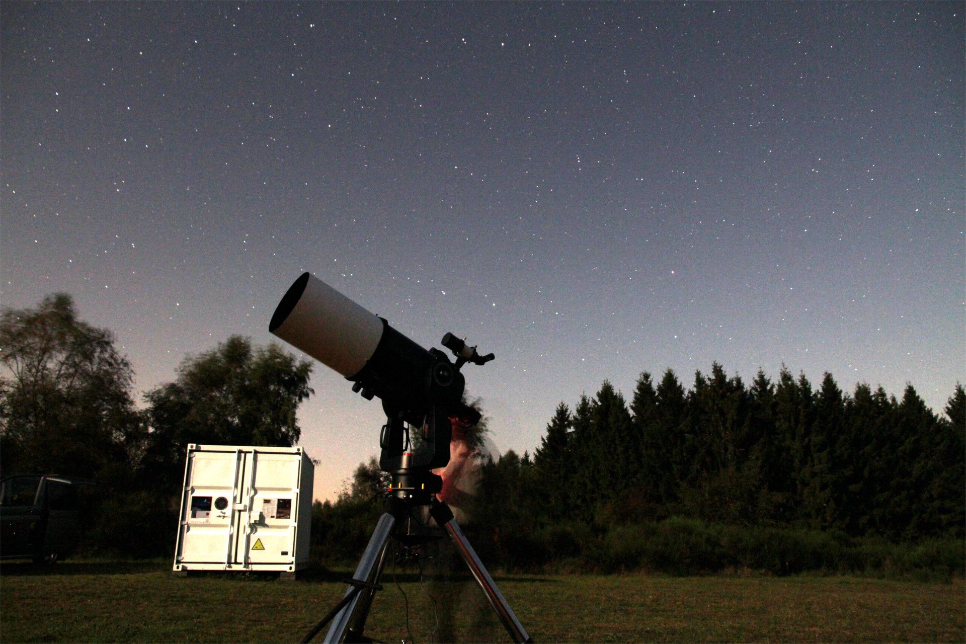 Teleskop im Sternenpark Eifel