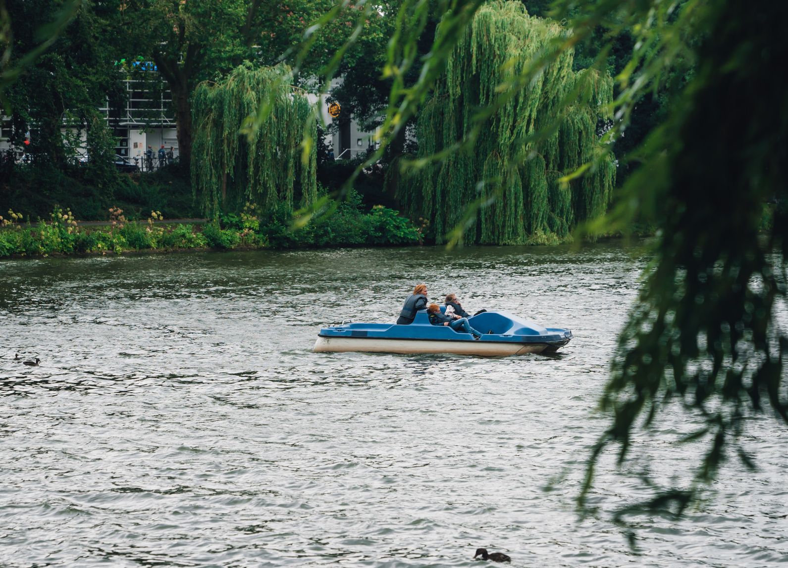 Tretboot auf dem Aasee