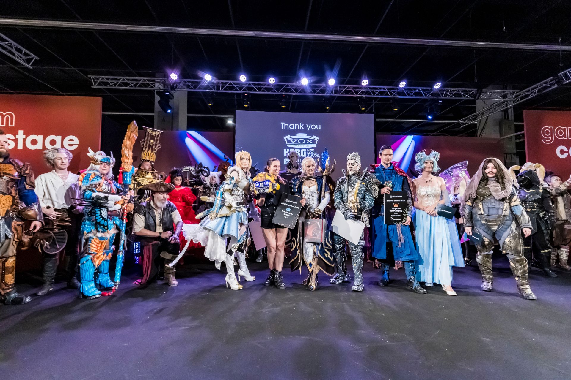 Cosplay Contest 2024, group photo, Cosplay Stage, Hall 5.1