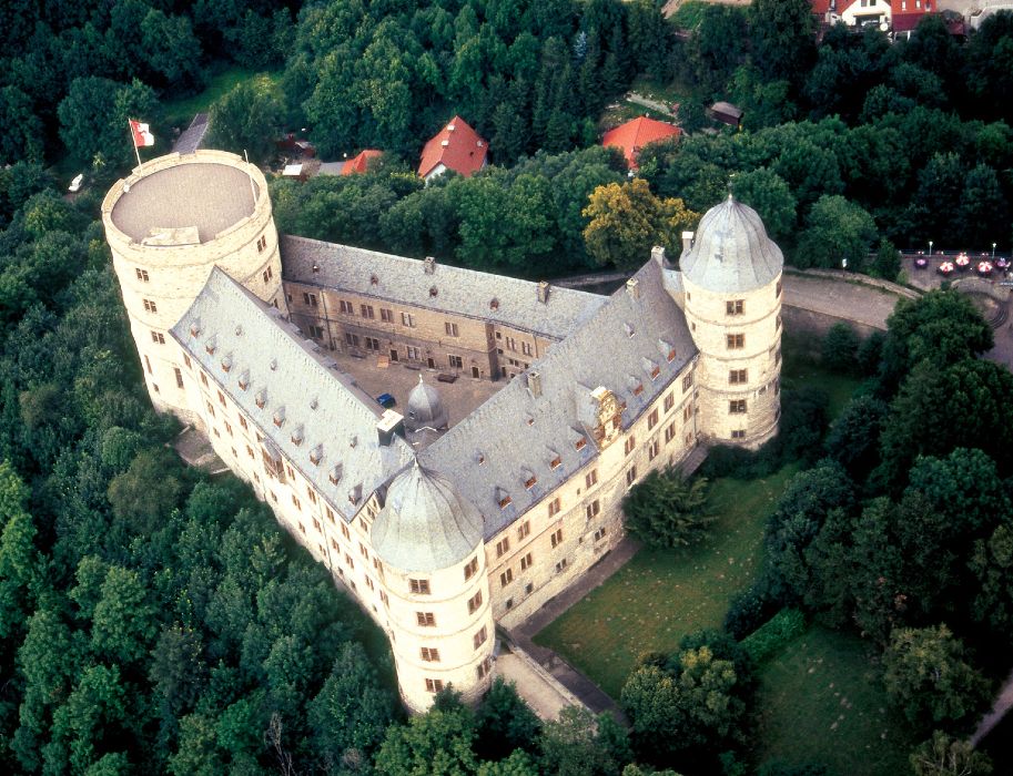 Wewelsburg Castle is the only triangular castle in Germany that is still a closed structure today