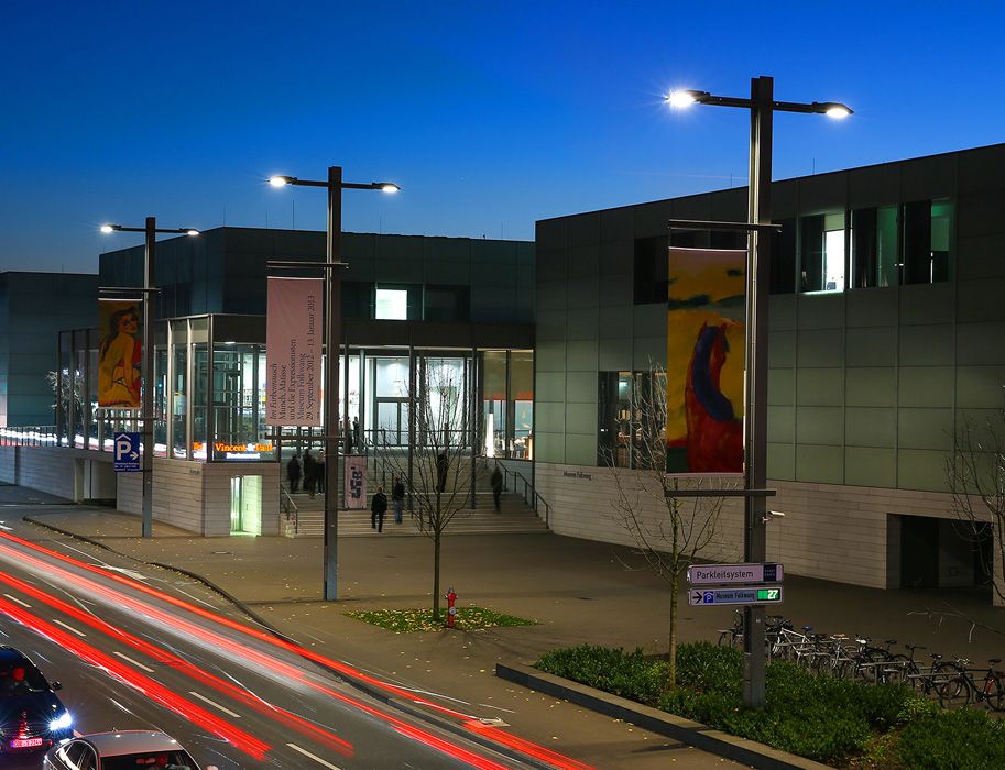 The Museum Folkwang in Essen by night