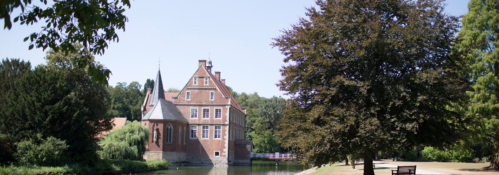 Exterior view of Hülshoff Castle, Havixbeck