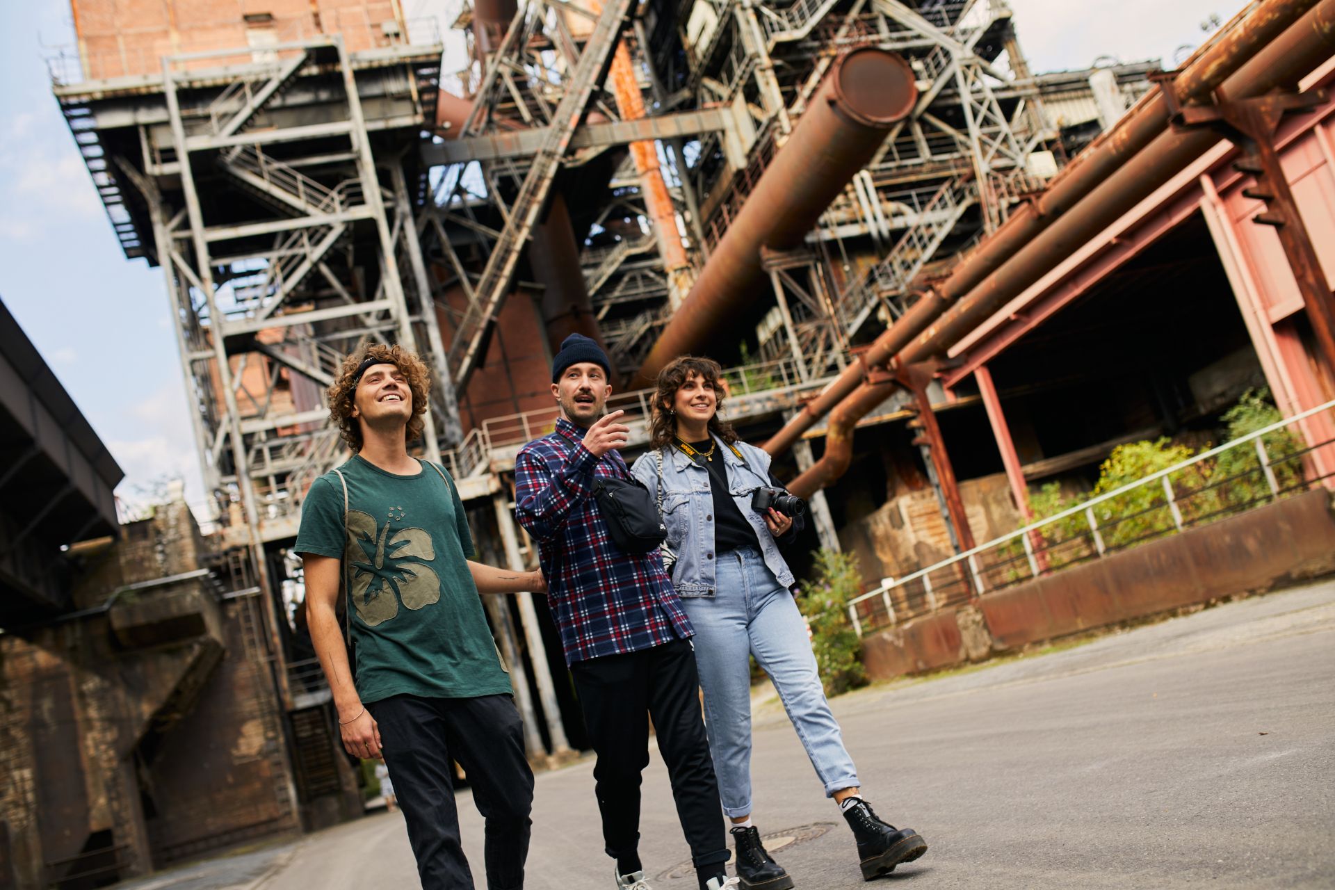 The disused Duisburg-Meiderich steelworks can be explored on your own with friends or on guided tours