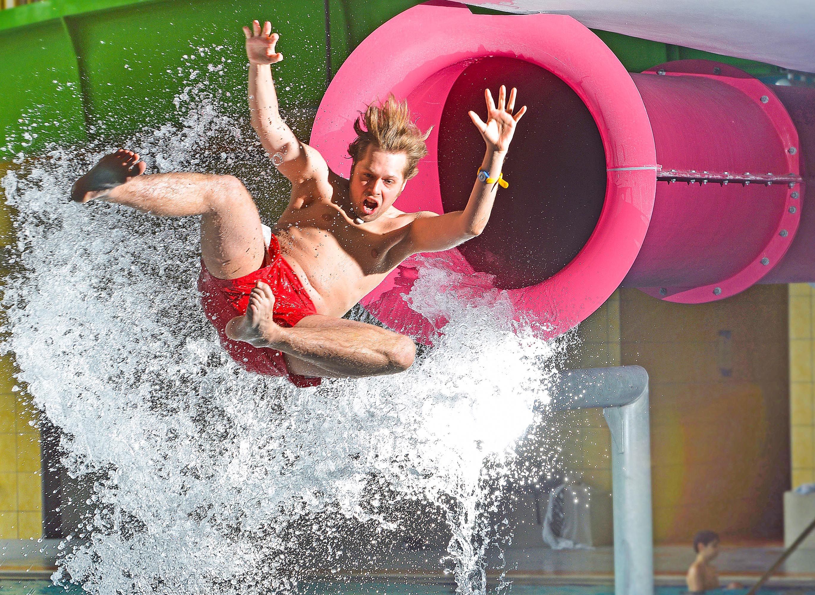 Pink Jump im AquaMagis Plettenberg