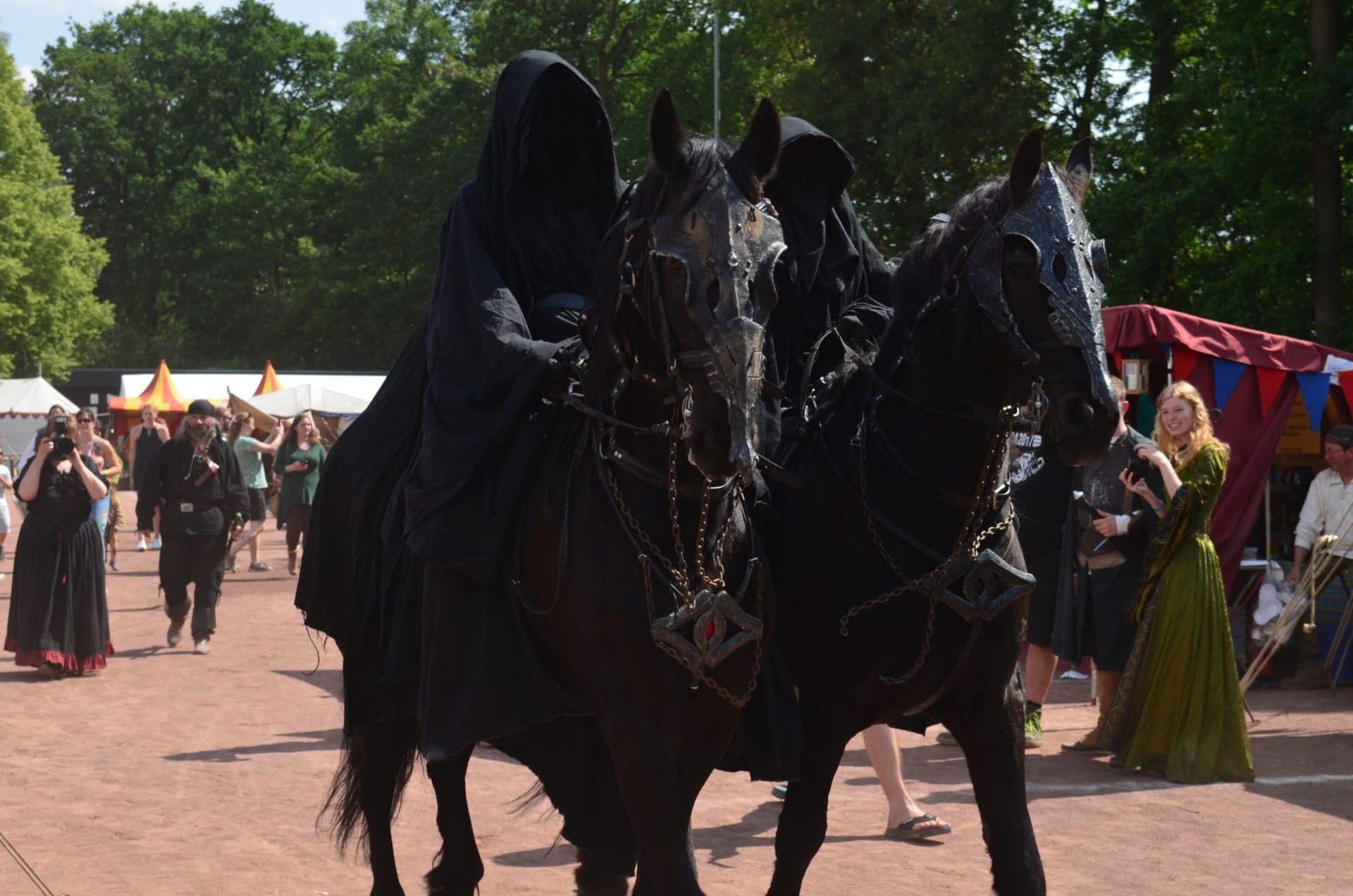 The Ringwraiths, better known as Nazgûl from the Lord of the Rings universe, are out and about on the Tolkien Days site