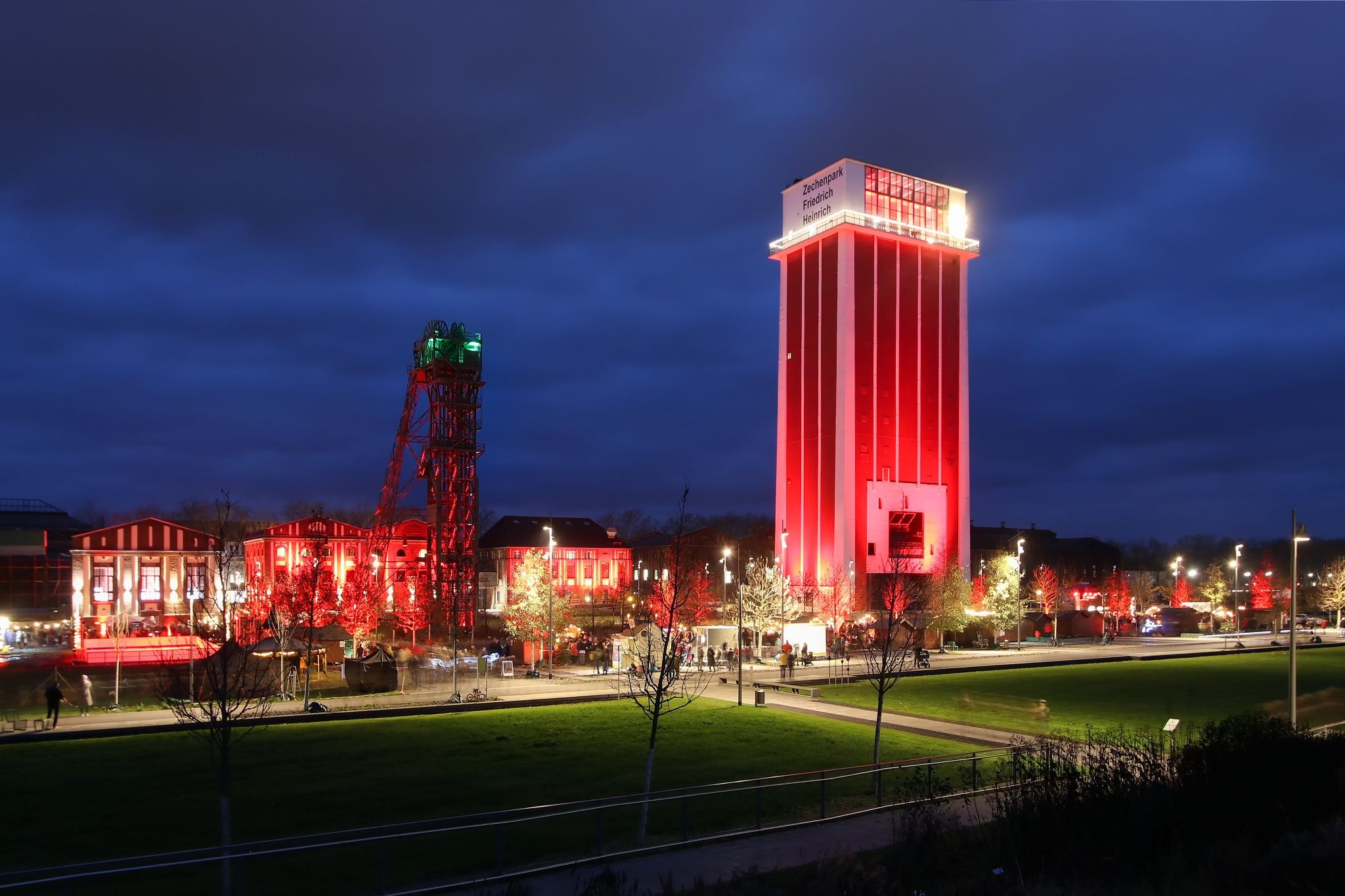 Christmas market in the Zechenpark