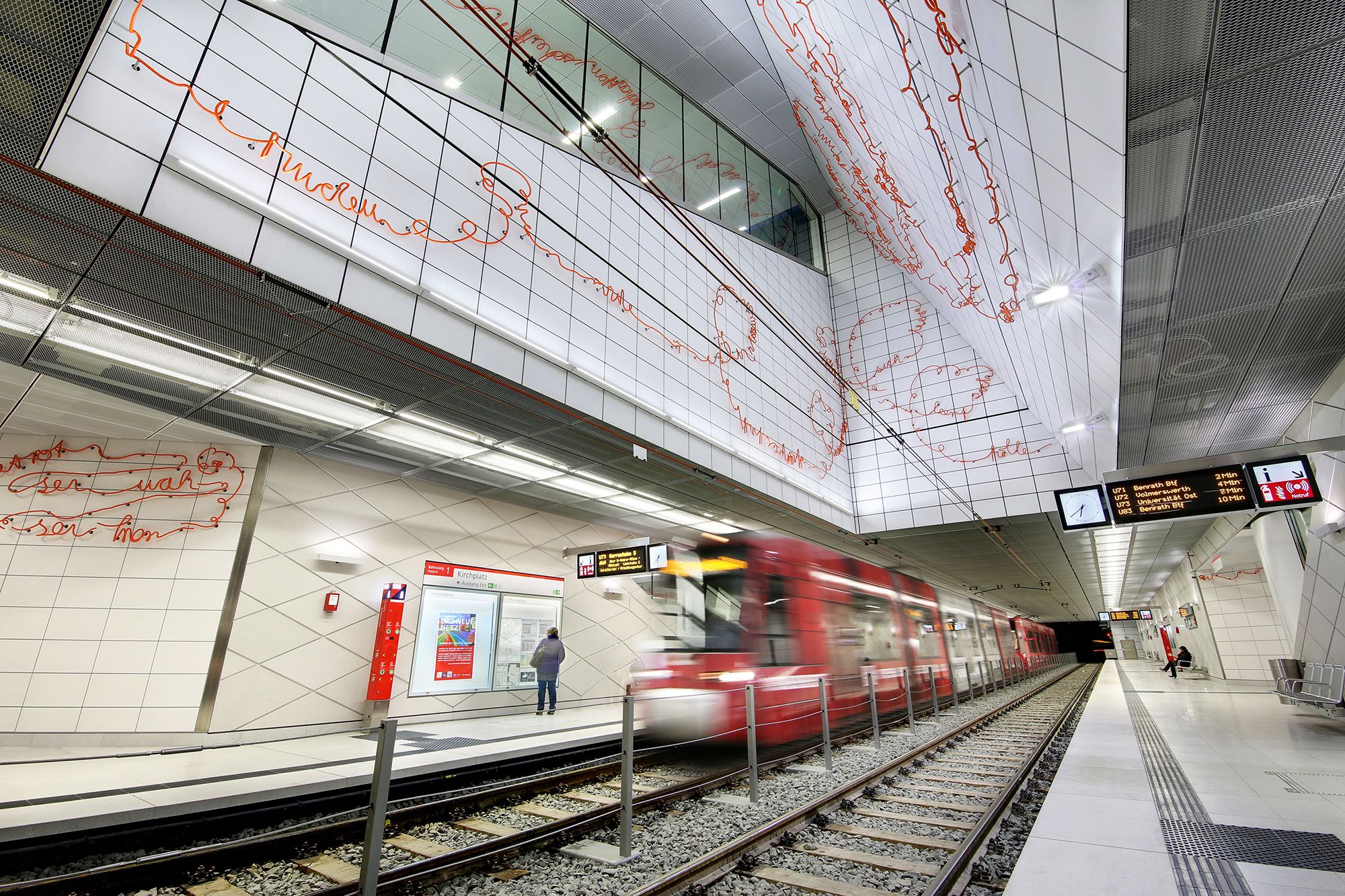 Wehrbahnlinie Kirchplatz Rheinbahn