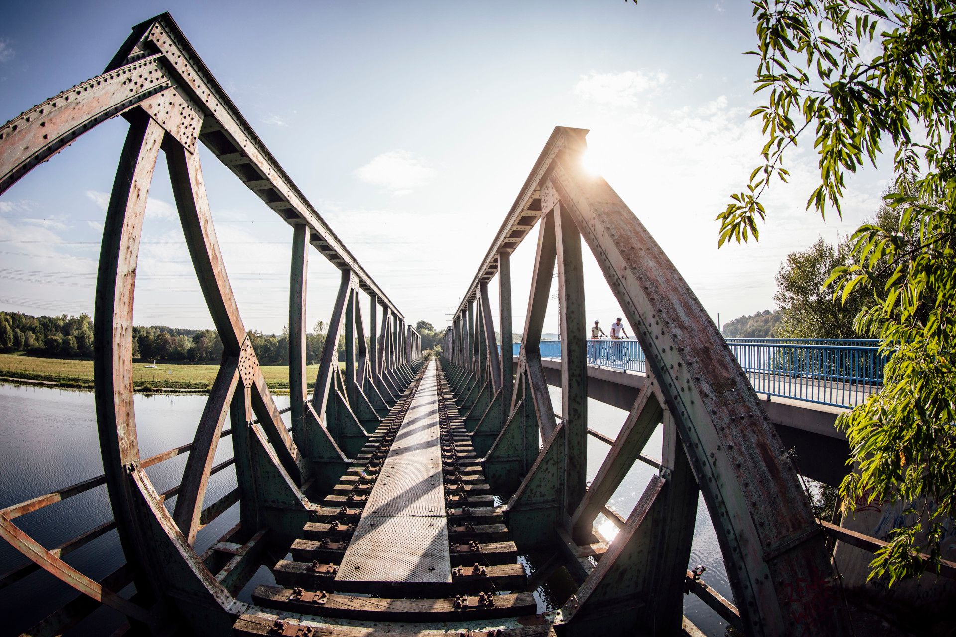 Bridge at the Bochum Dahlhausen Railway Museum.