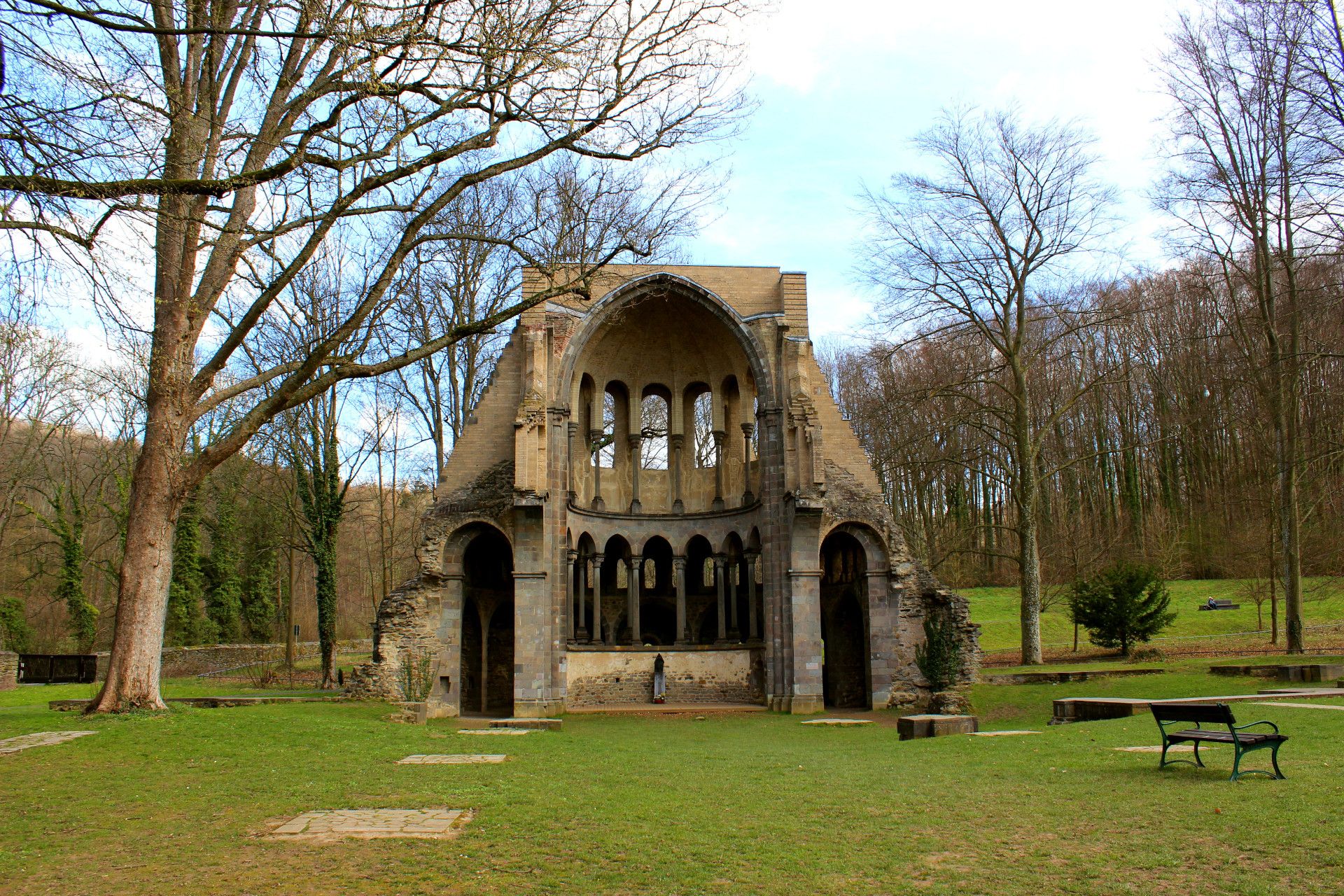 Beethovenwanderweg Kloster Heisterbach Klosterruine