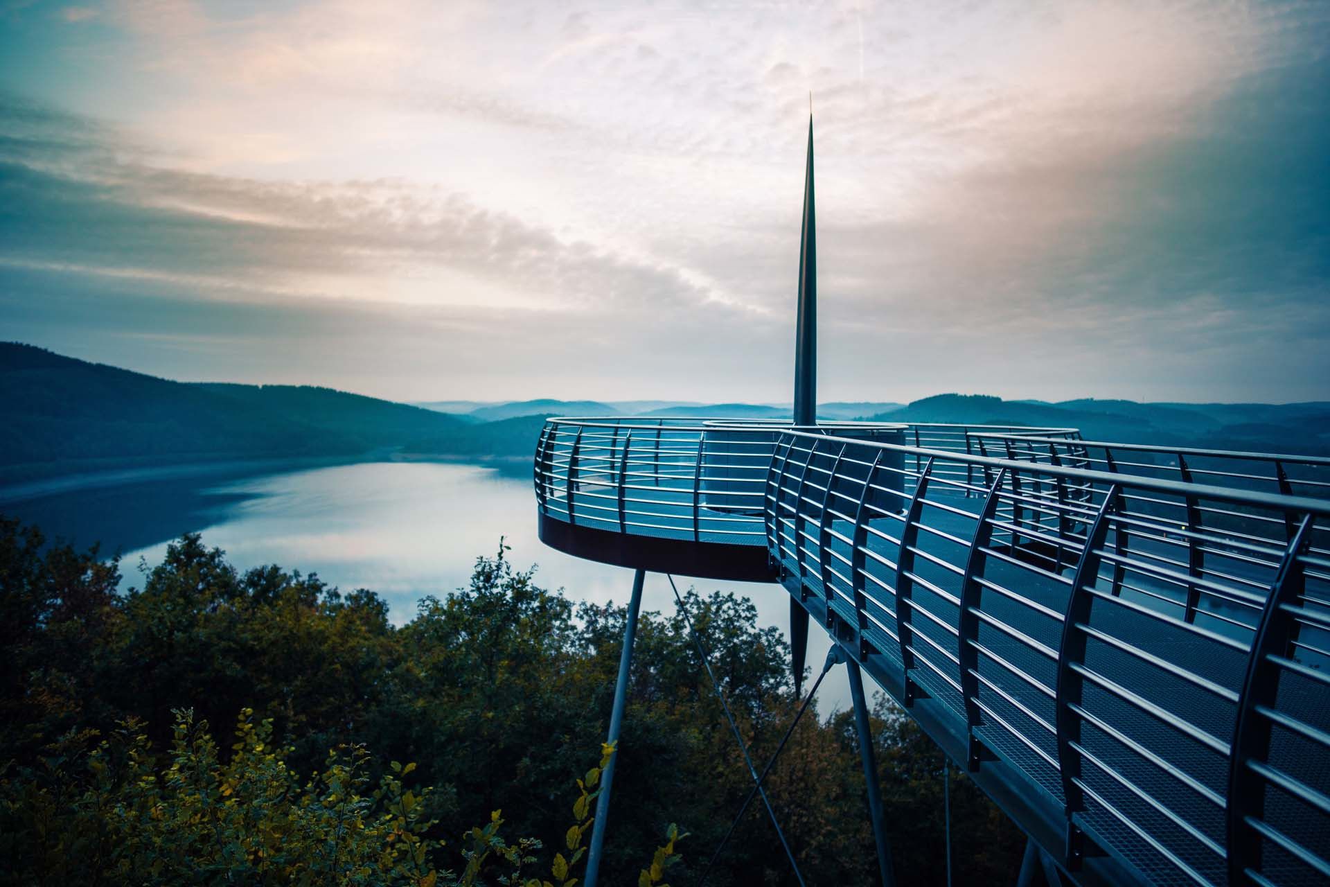 Biggeseeblick viewing platform, Sauerland