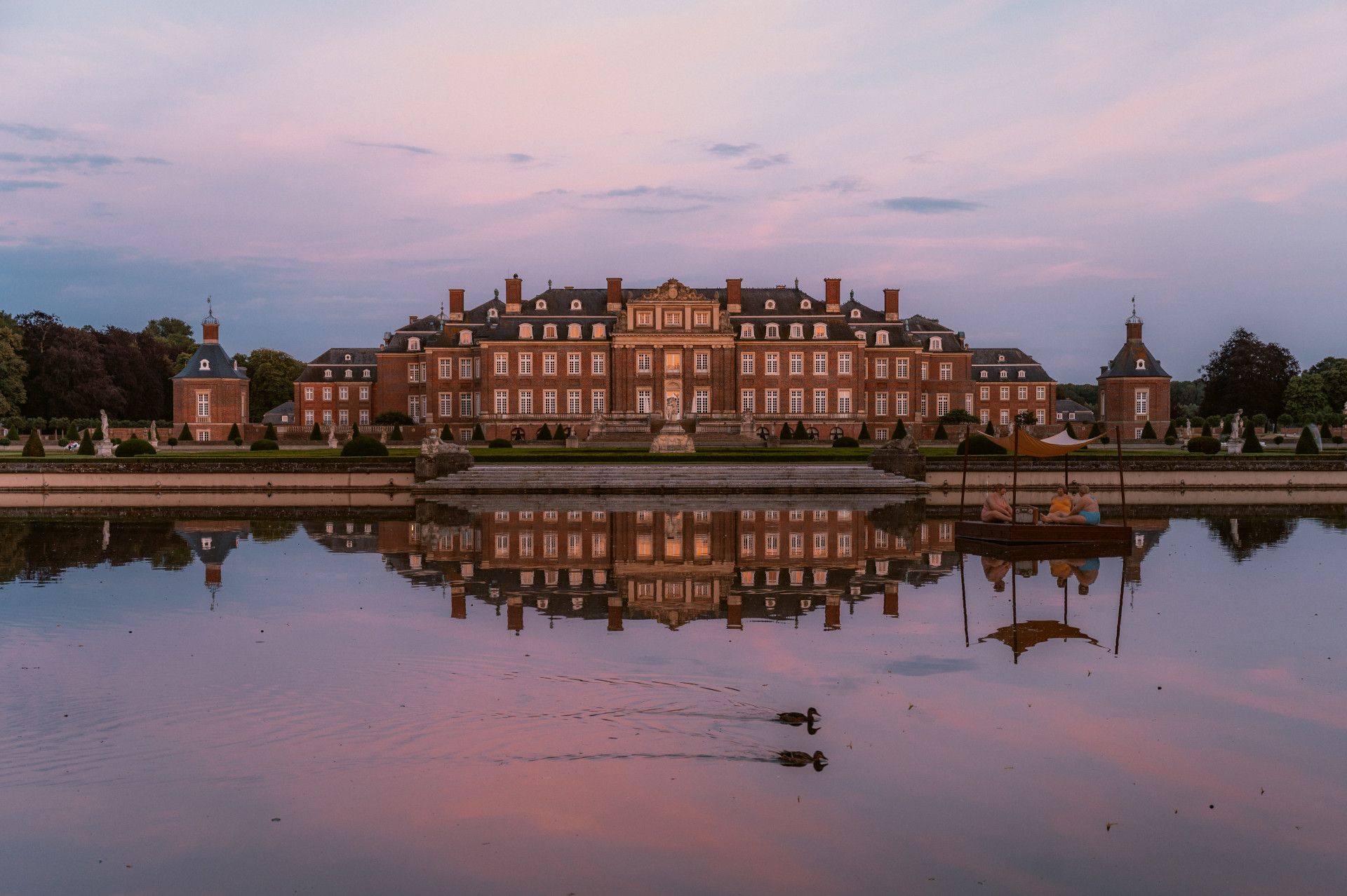 Schloss Nordkirchen Sonnenuntergang