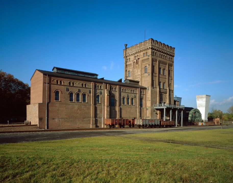 At first glance, the winding tower at Hannover Colliery could have been taken from a castle