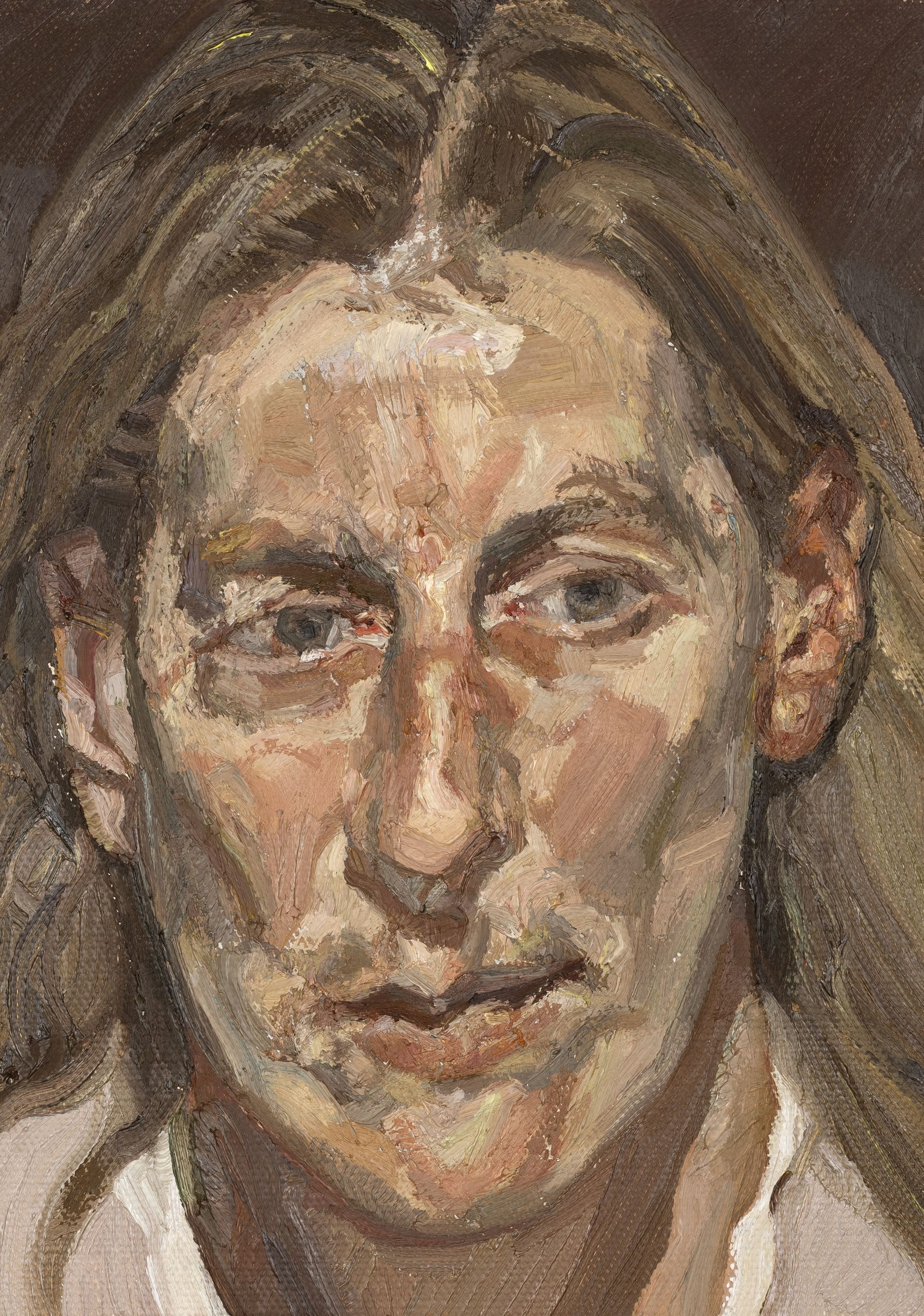 Lucian Freud, Head of a Woman, 1988-1990, MGKSiegen, Lambrecht-Schadeberg Collection