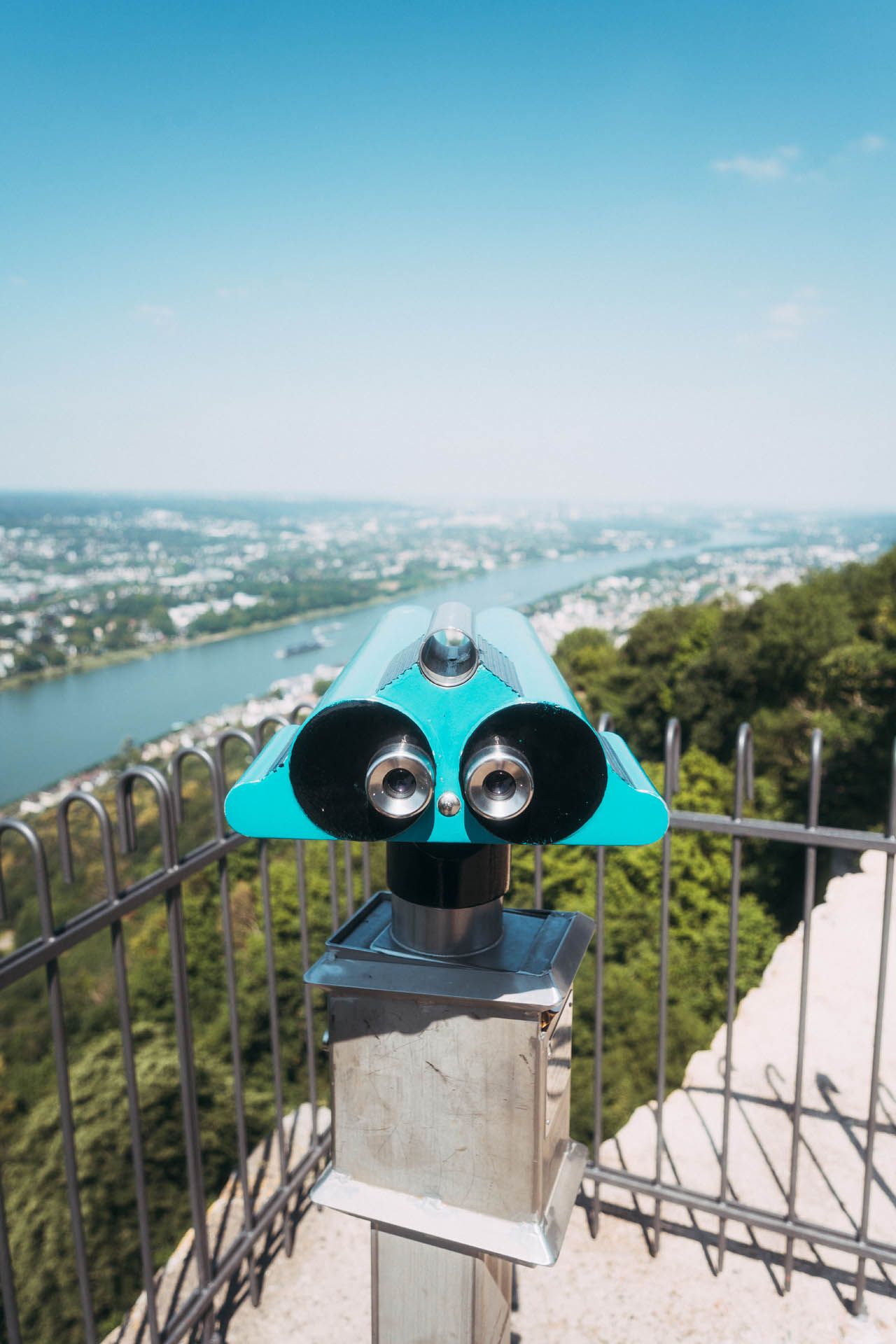 View of the Rhine from the Beethoven hiking trail