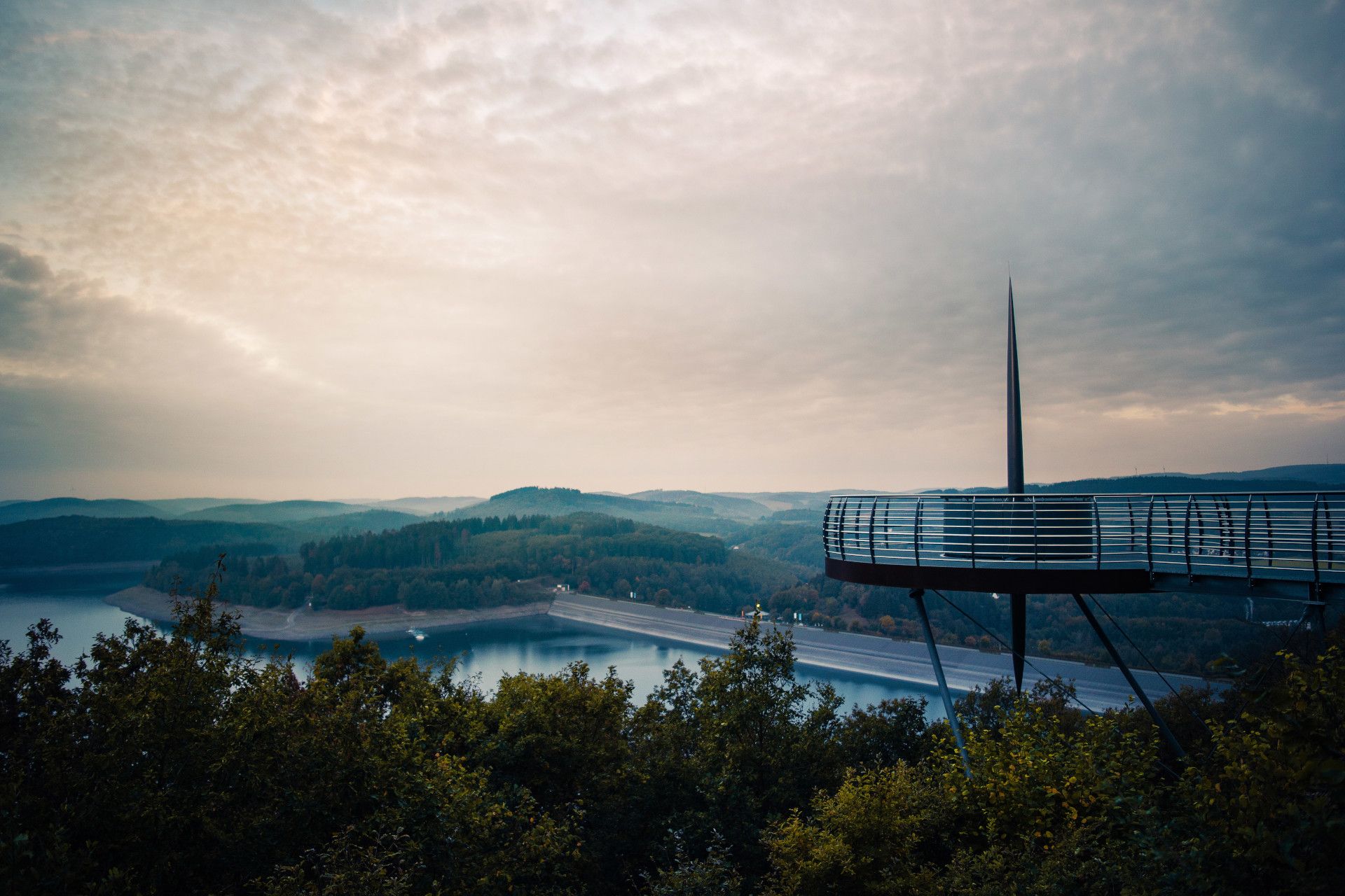 Biggesee with Biggeblick, Sauerland