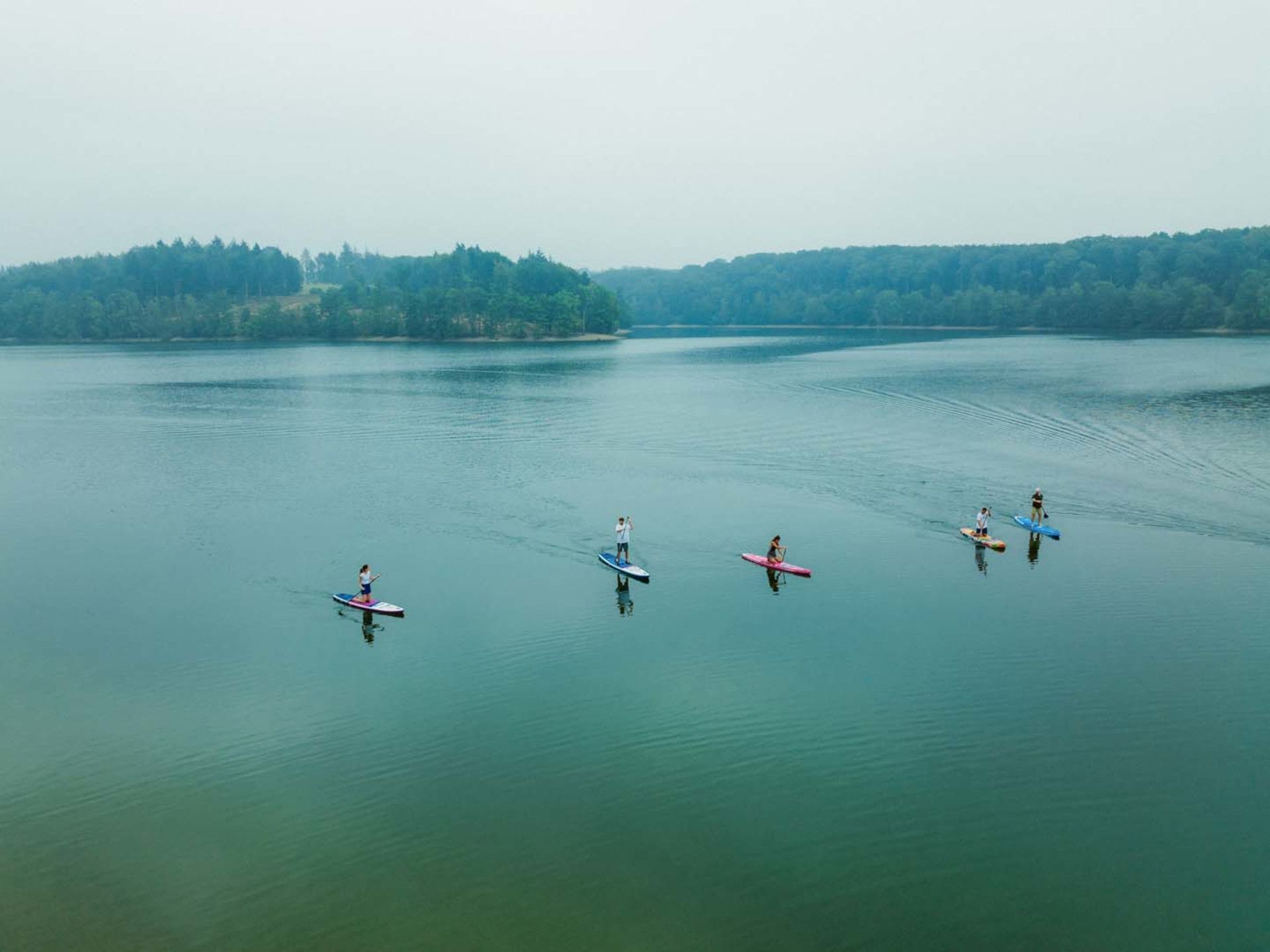 Bevertalsperre Standuppaddle Team