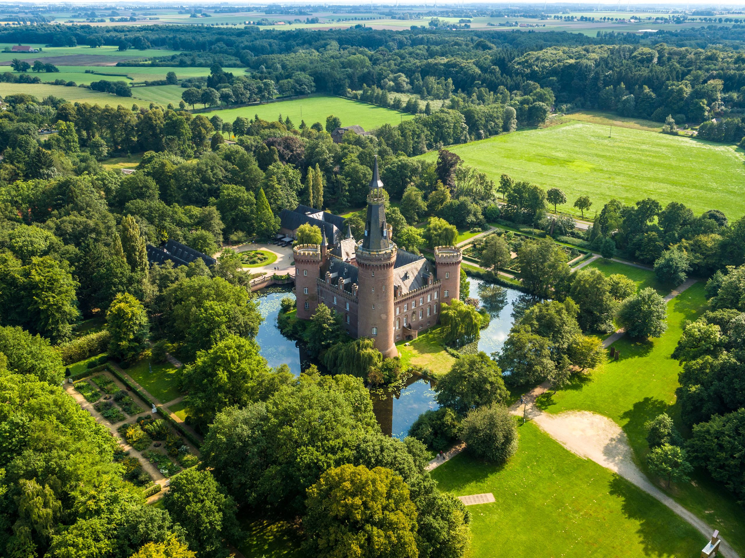 Moyland Castle on the Rhine Cycle Route