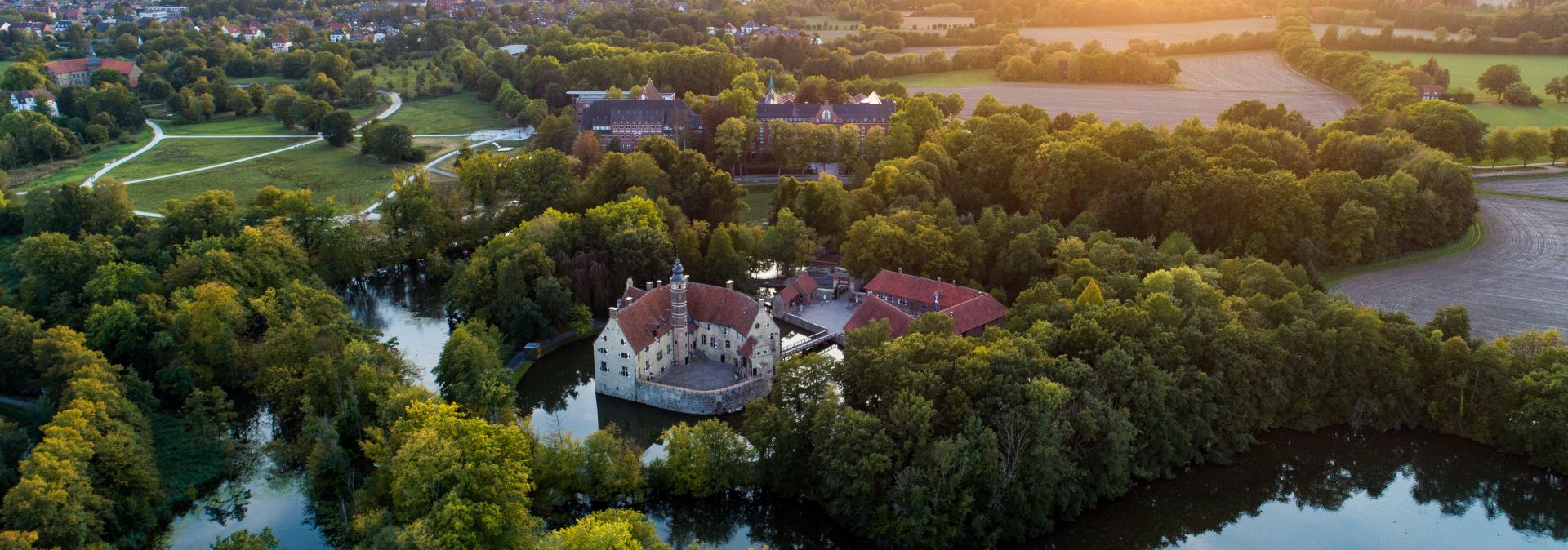 Vischering Castle is one of the oldest moated castles in Münsterland