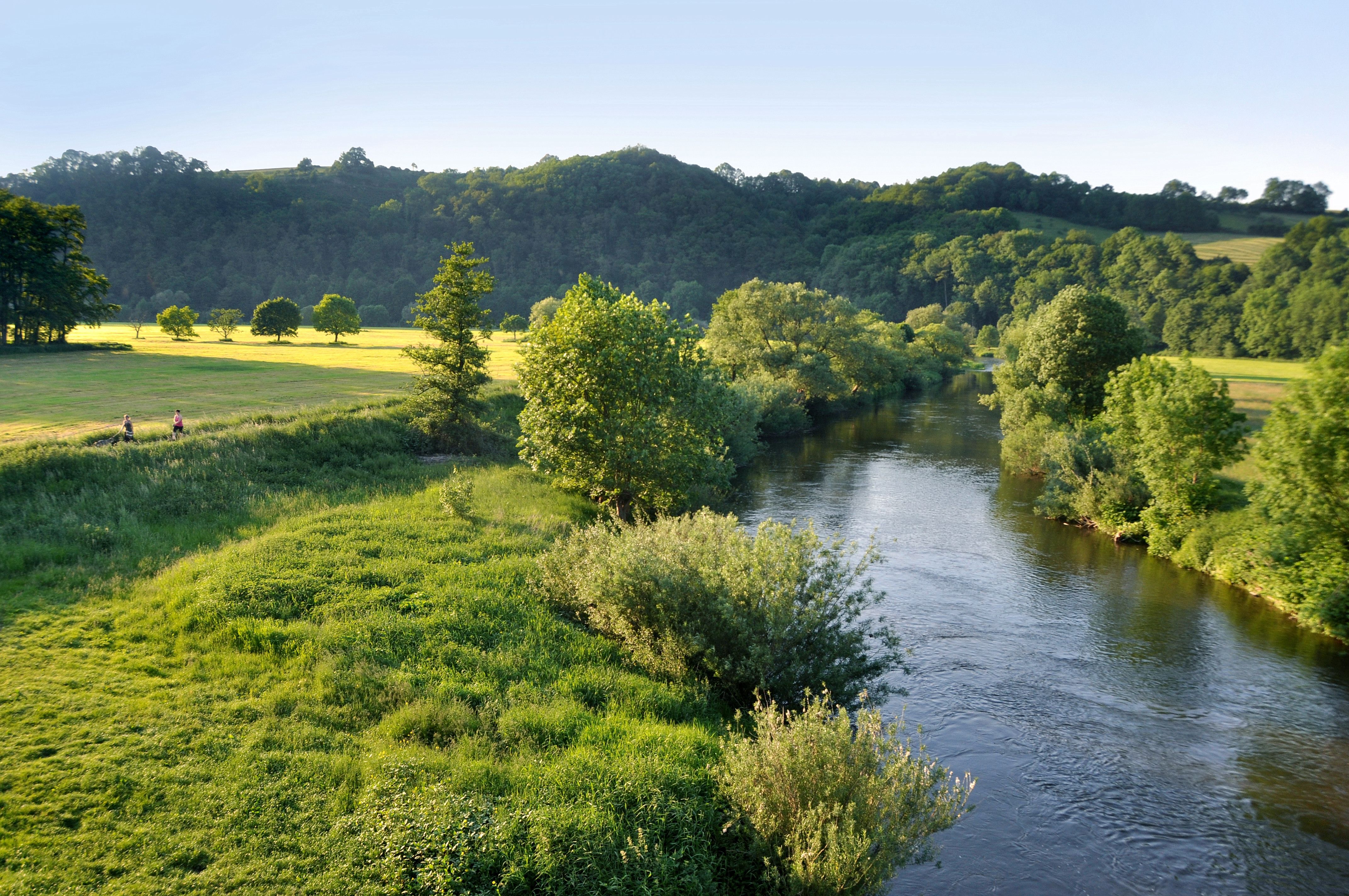 Victory flows through a valley