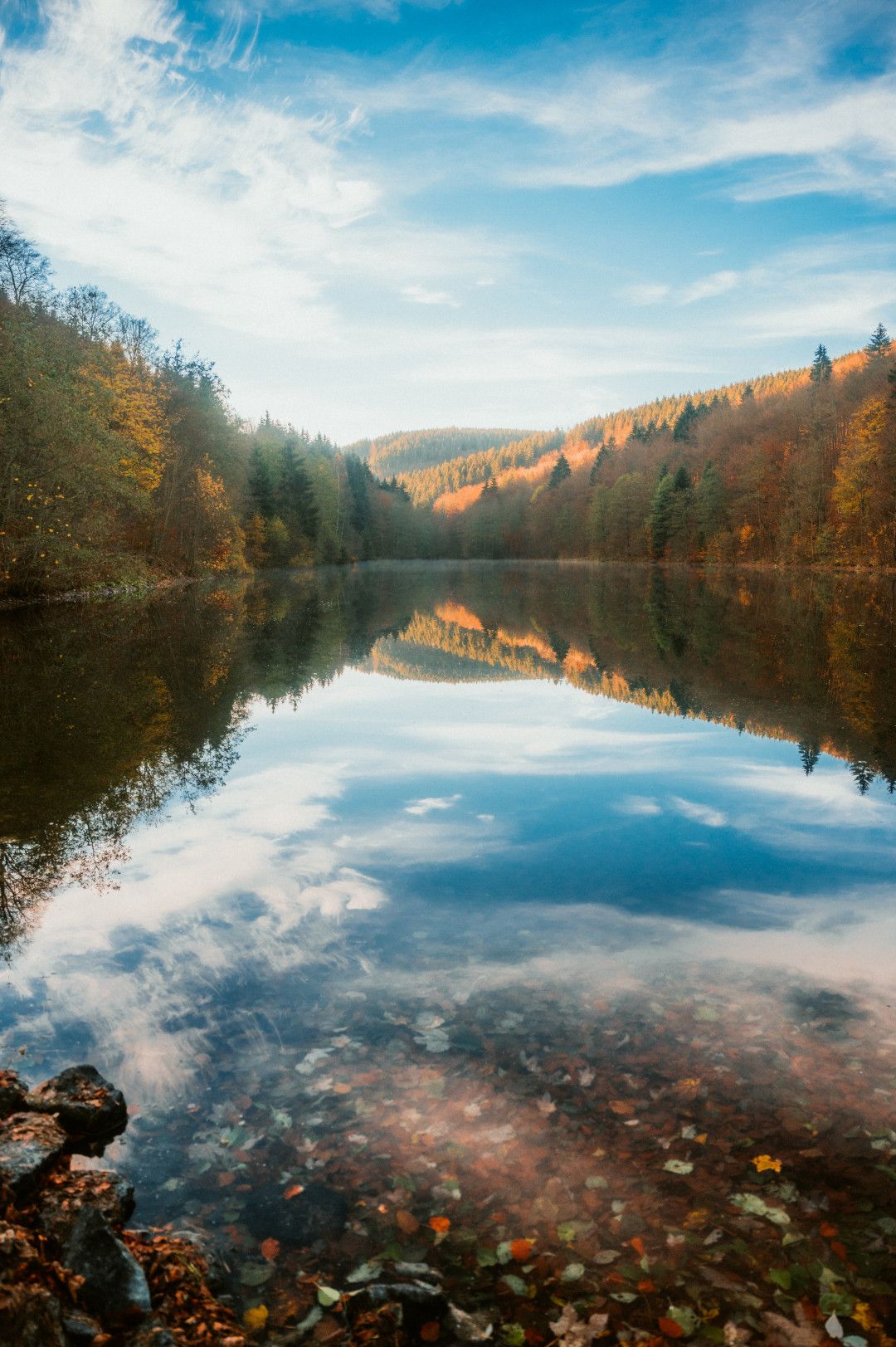 Schmalah See in Olsberg im Sauerland 