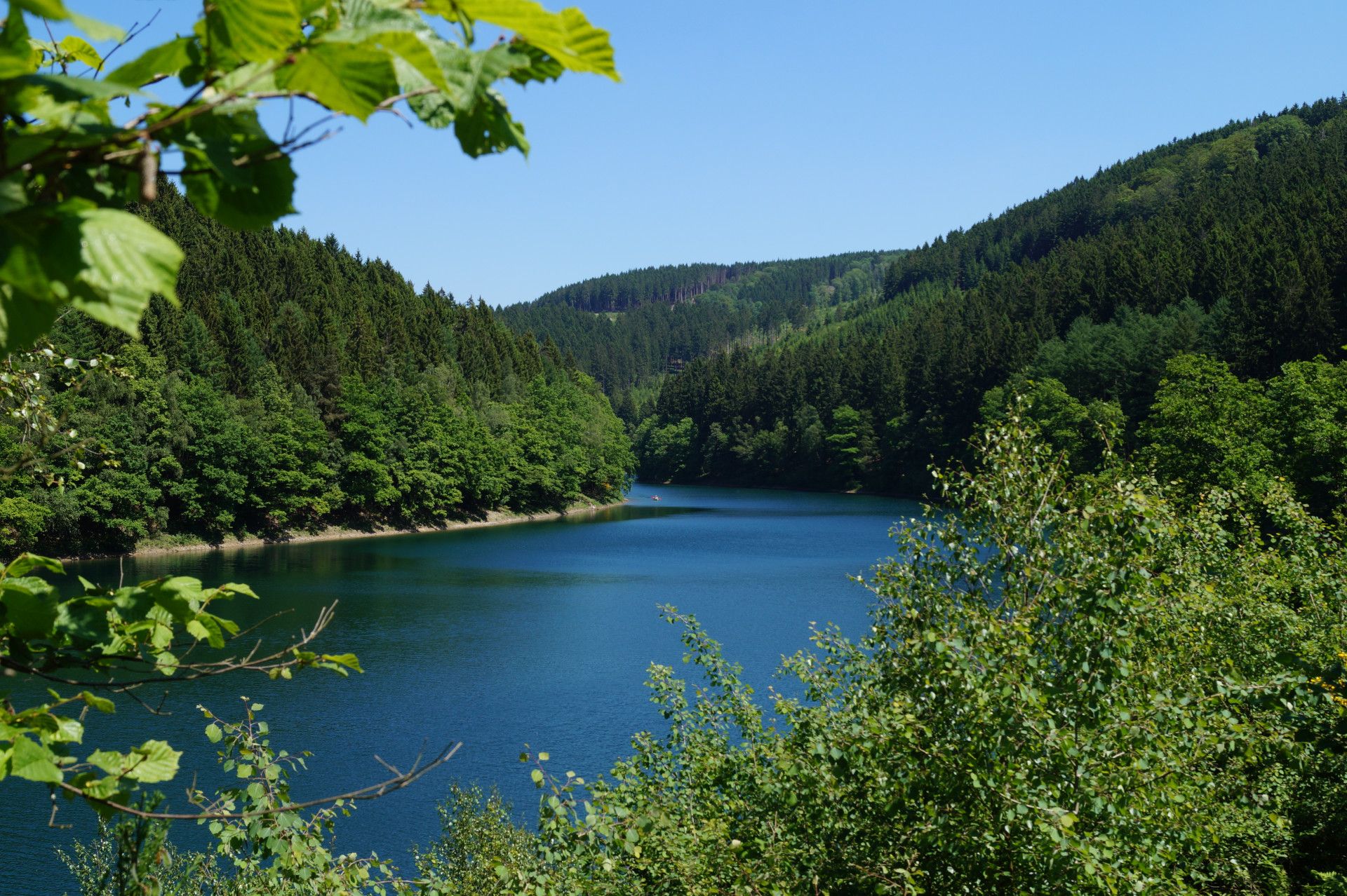 Maren Pussak, Aggertalsperre dam in the Bergisches Land region