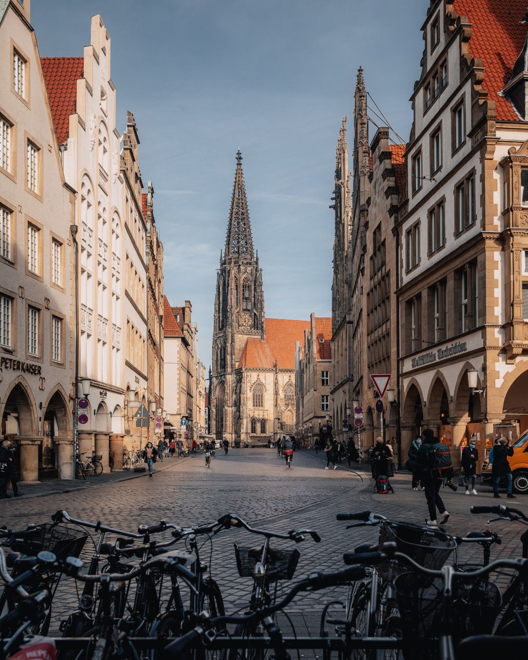 Fahrräder am Prinzipalmarkt