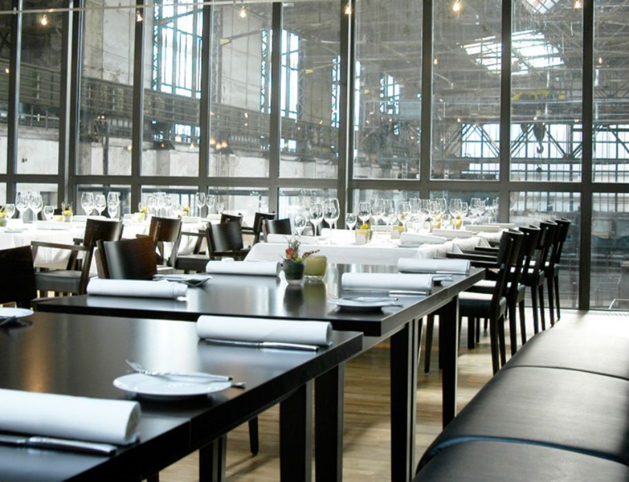 The museum restaurant is ideal for a break