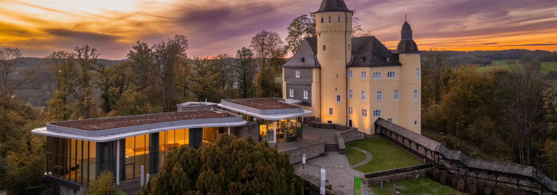 Homburg Castle is a landmark of the Oberberg district