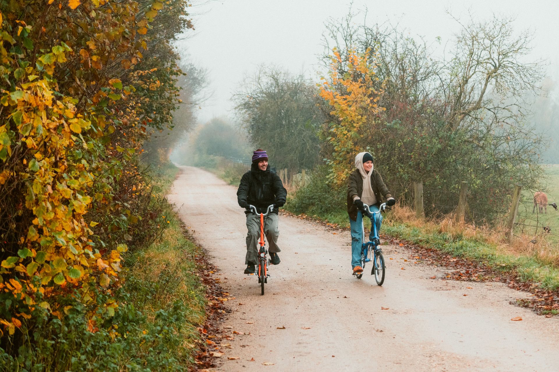 Fahrradtour im Herbst