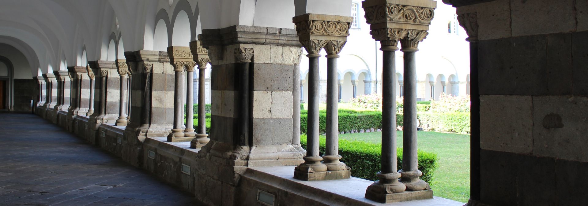 The cloister is an architectural masterpiece in its own right