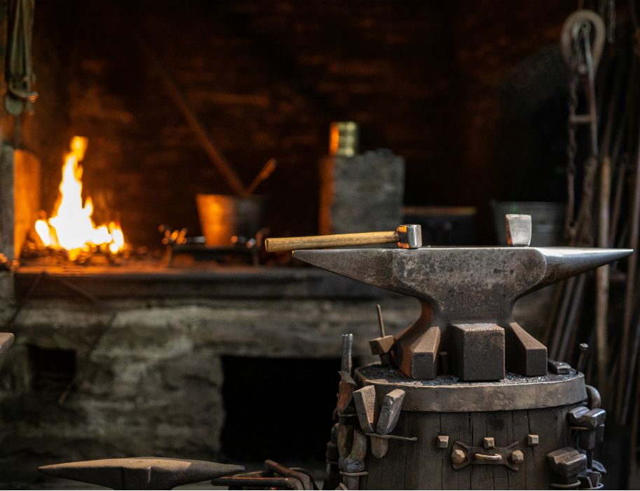 Work goes on every day in a number of workshops at the Hagen Museum