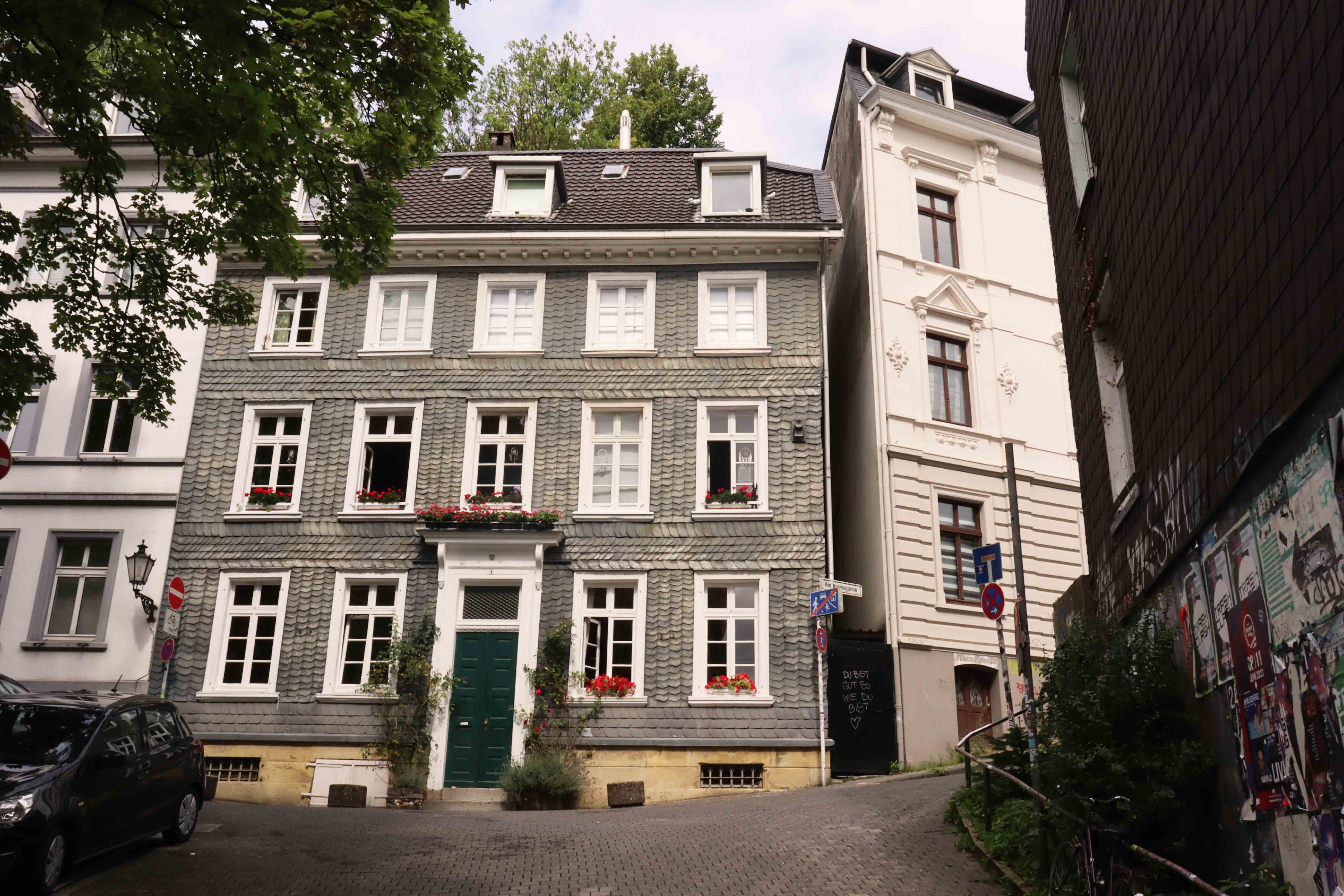 Fachwerkfassade im Luisenviertel Wuppertal