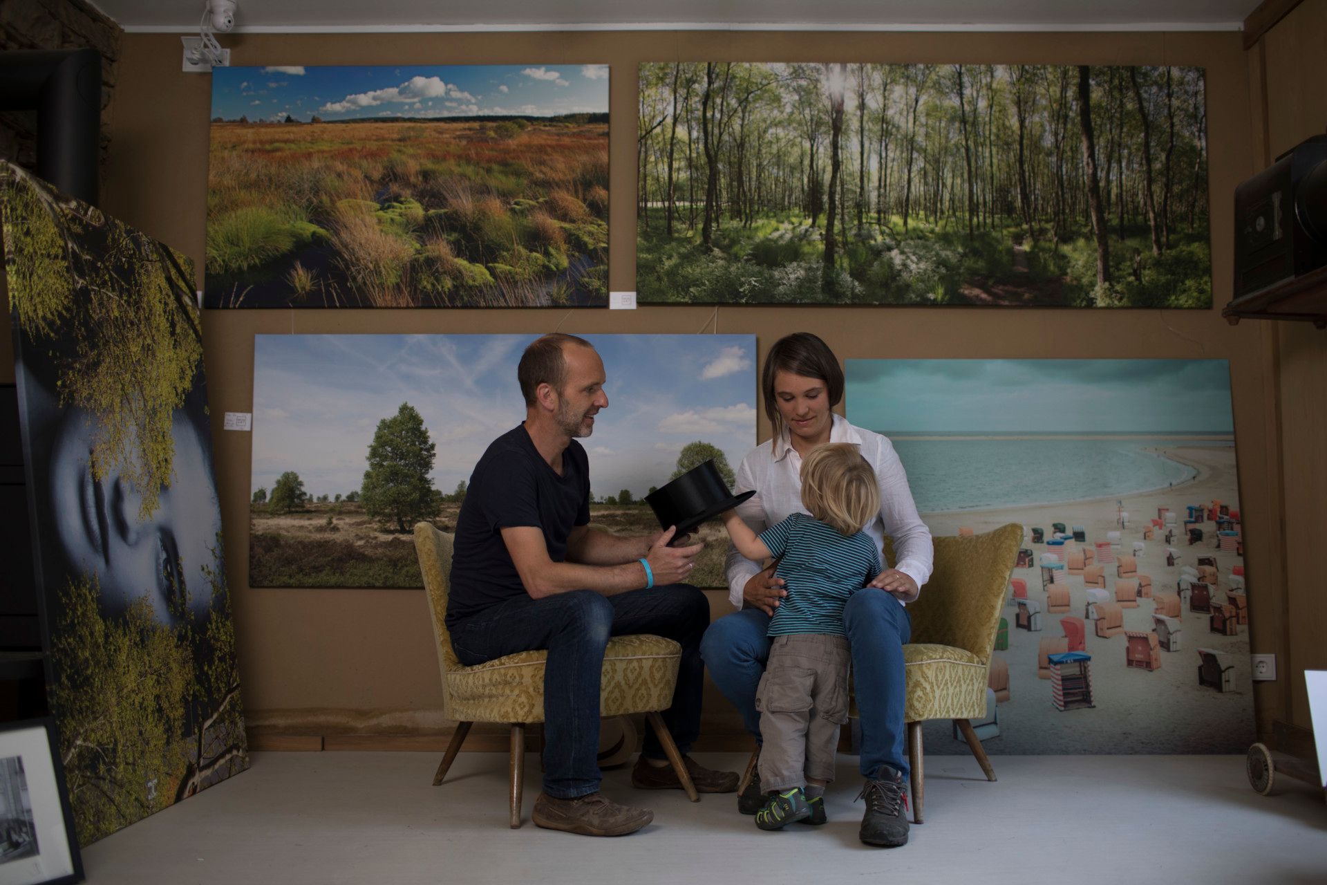 Tourismus NRW e.V., Ralph Sondermann, Nina Braun und Familie in Monschau, Eifel