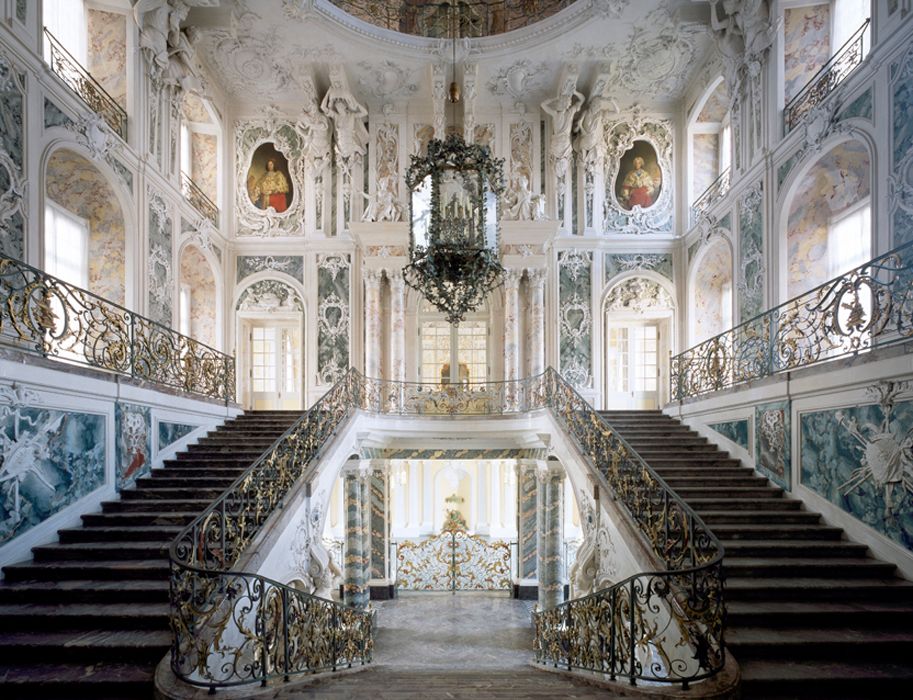 The interior of Augustusburg Castle allows visitors to experience the splendor of past centuries