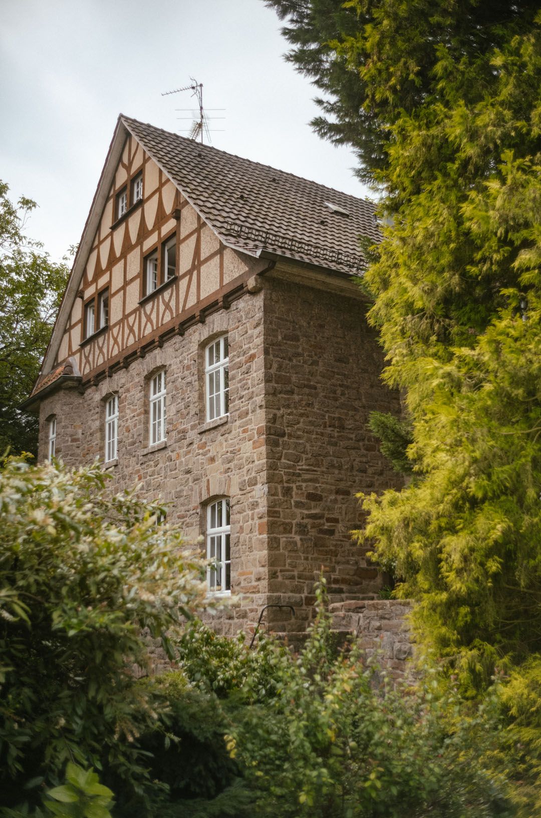 Half-timbered house in the Bergisches Land