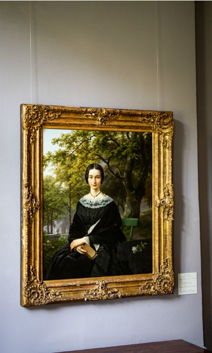 B.C. Koekkoek: Portrait of a young lady (1846), on display in the B.C. Koekkoek House