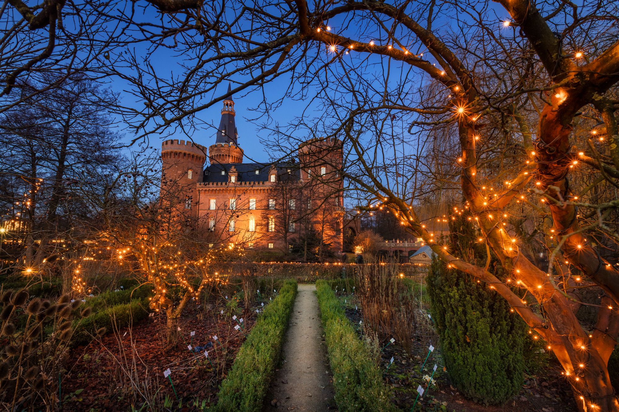 Moyland Castle Christmas market for arts and crafts