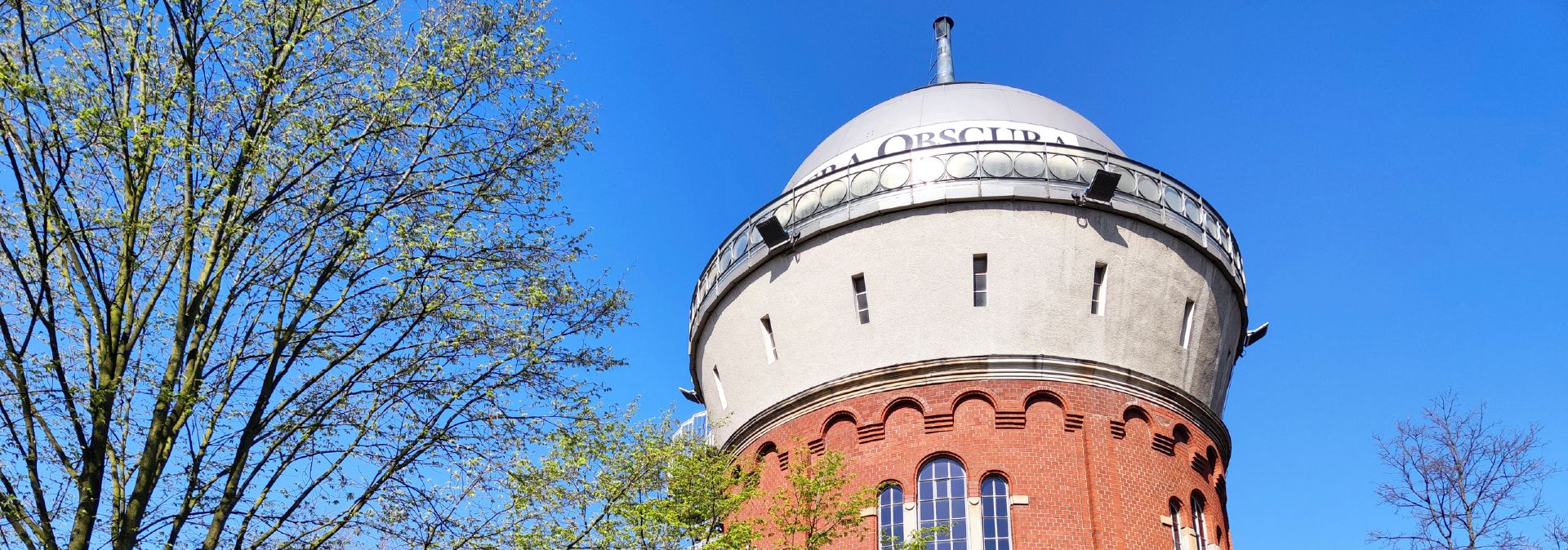 The world's largest walk-in camera obscura is housed in the boiler of a former railroad water tower