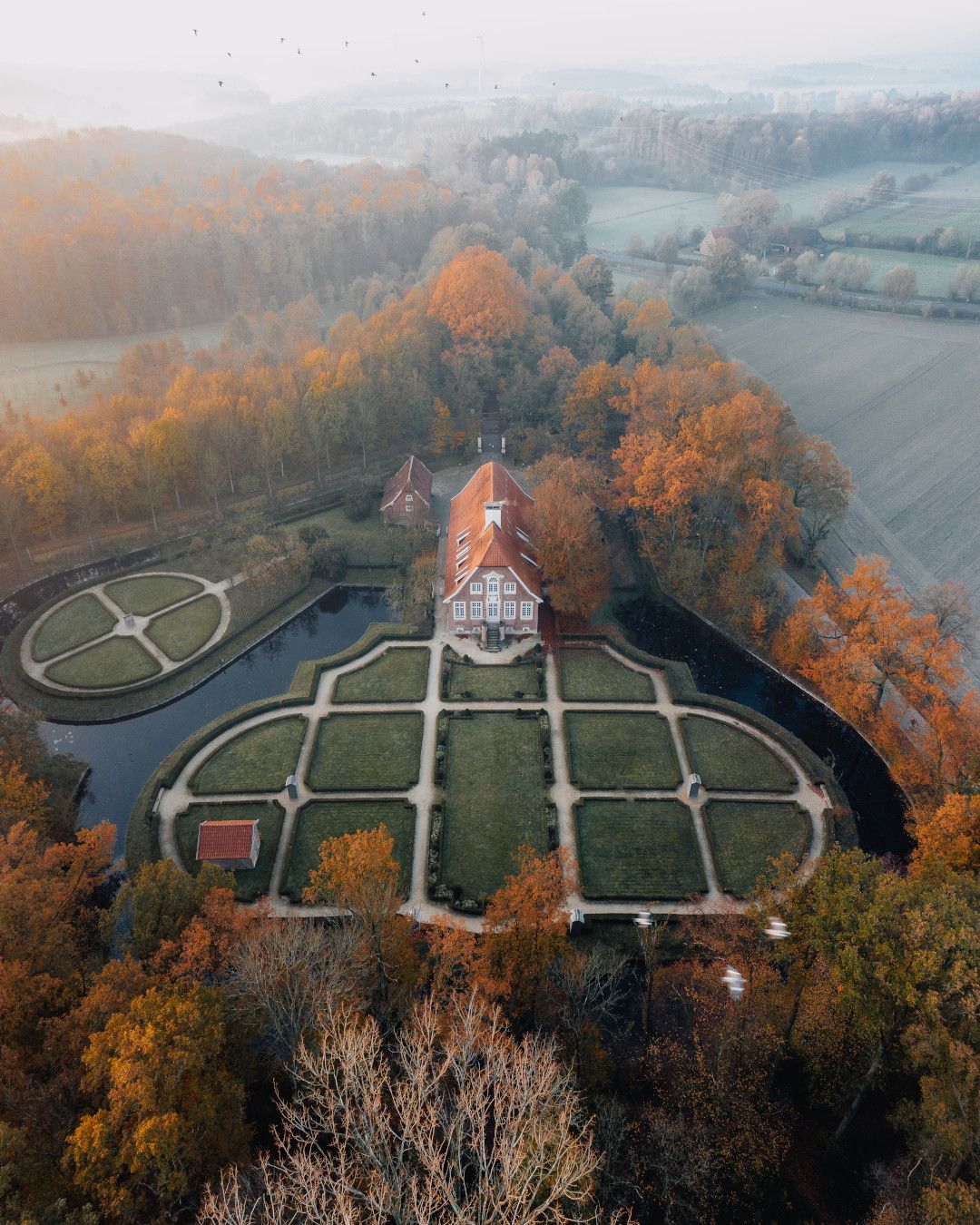 Lennart Pagel @lennart, Tourismus NRW e.V., Haus Rüschhaus mit anliegender Gartenanlage